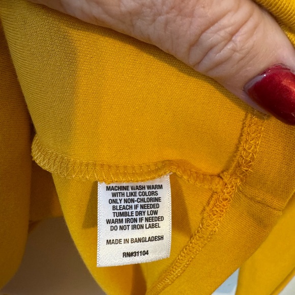 NWT   MUSTARD ZEBRA 3/4 SLEEVE CASUAL TOP   PLUS      #CL - Picture 6 of 8